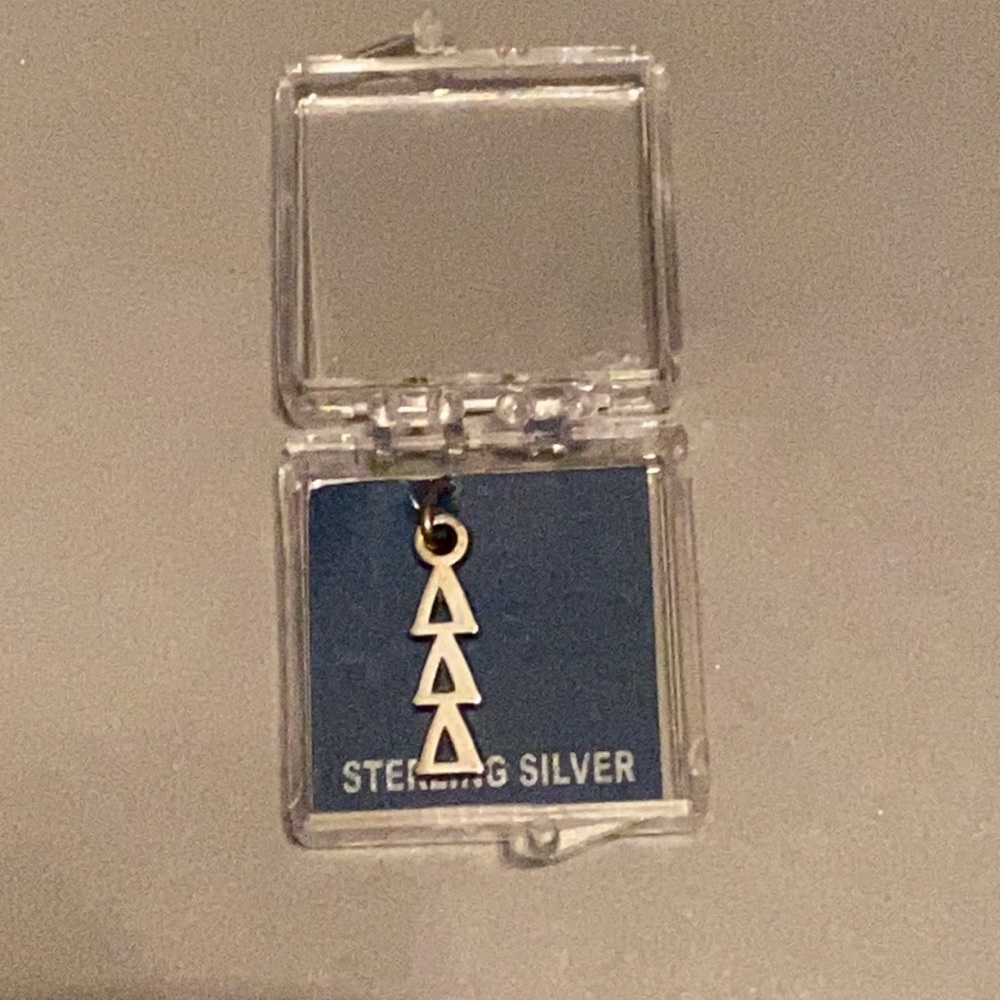 Tri Delt Sterling Silver Charm